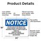Signmission Co-Pay Is Due At The Time Of Visit Please, 24 in W x Rectangle, Aluminum OS-2PACK-NS-A-1824-L-10834 - alternate 4